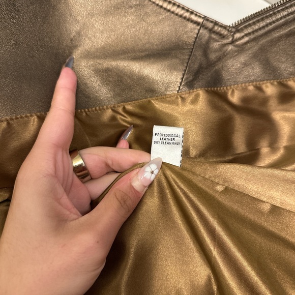 Cache Bronze Leather Jacket - Picture 6 of 6